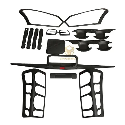 2012 2015 Dmax Car Exterior Trim Head Light Tail Light Cover for D-max Auto Accessories