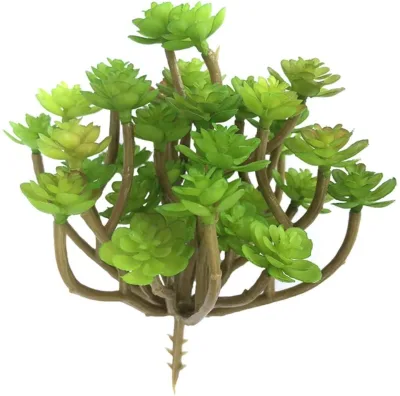 Artificial Succulents Plant  Faux Succulent Picks Home Indoor Fairy Garden Decor