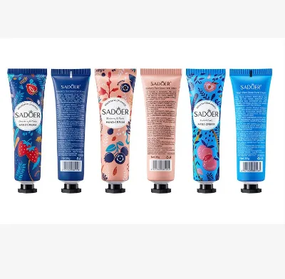 Hot Sell Hand Cream & Lotion Wrinkle Moisturizing Plant Fruit Hand Cream with Support Customized Flavors