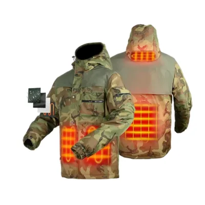Motorcycle Outdoor Heating Jacket Ideal for Extreme Cold Heat Reactive Jacket Costume Heated Jacket for Men