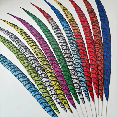 50-140cm Artificial Zebra Pheasant Tail Feathers Wholesale Imitation Black White Striped Tail Feather for Hat Costume Craft ,OEM