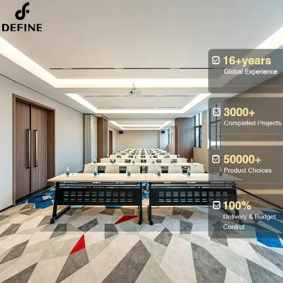 One Stop Office Project Custom Office Furniture Set Hotel Training Room Meeting Room Tables and Chairs Complete Package
