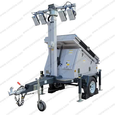 Mobile Fixture Solar Powered Light Tower for Sale