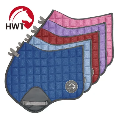 New Fashion Custom Made Horse Saddle Pad Mesh Glitter Equestrian Horse Equipment