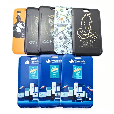 Wholesale Custom Full Color ID Card Holders Custom Hospital Medical Clinic Logo Badge Custom Anime Character UV Print ID Holder