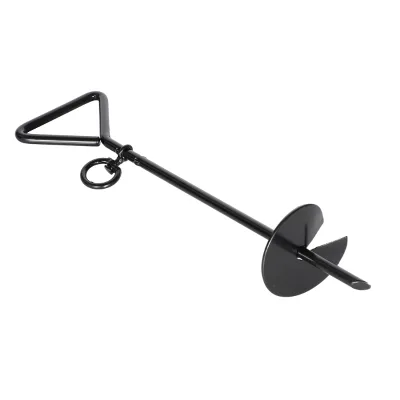 Spiral Soil Folding Pet Ground Anchor Solid Steel Swing Anchors Outdoor Camping Dog Tie Out Anchors