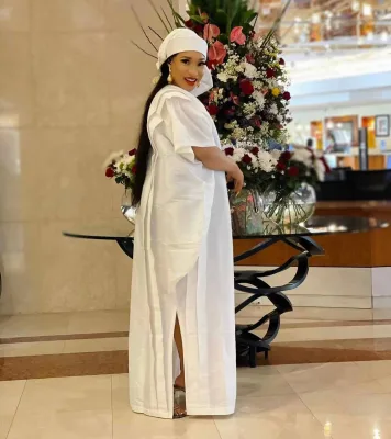 Dresses for Women 2025 Traditional Loose Dubai Muslim Nigeria Clothes Robe Africaine Femme