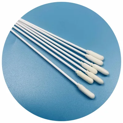 140mm Disposable Sterile Foam Tipped Swab with 5mm Head & 20mm Length Iodine Pad & Swab for Clinical Oral Sampling