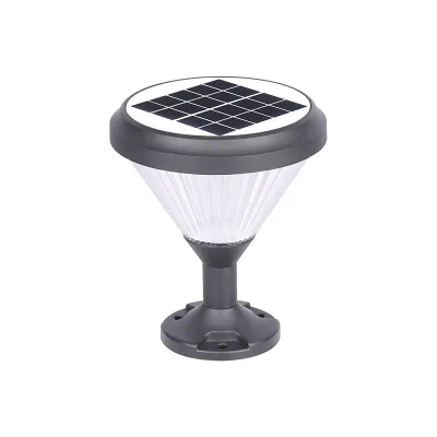 High Quality With Good Price Graceful 5W Led Solar Landscape Riverbank Guardrail Solar Garden Pillar Top Light
