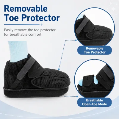 Advanced Bunion Correction Footwear - Protective Closed-Toe Post-Op Shoe for Hallux Valgus Support & Stability