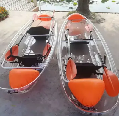 Clear Glass Kayak Transparent Boat Ocean Clear Bottom Double Clear Fishing Canoe 2 Person Kayak