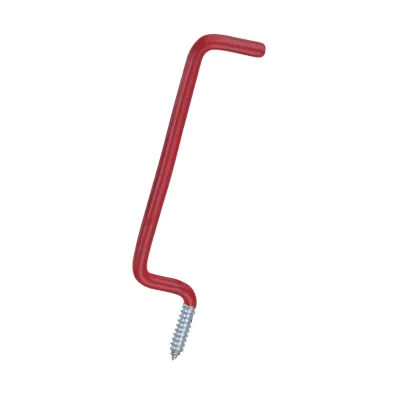 Garden Garage Lawn Chairs Bike Ladder PVC Coated Red Wall Ceiling Storage Steel Large Utility Heavy Duty Hook for Tools