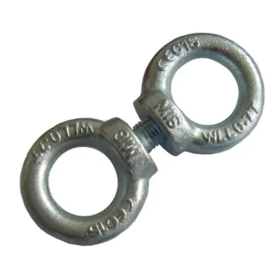 Eye Bolt and Nuts with DIN580/DIN582 Standard and Zinc-plated Surface