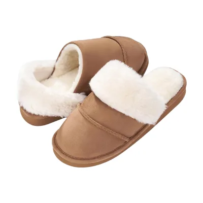 Women's Warm Slippers with Straps Comfy Fuzzy Memory Foam Slippers Fluffy Anti-Skid Cozy Plush Outdoor Indoor House Slippers