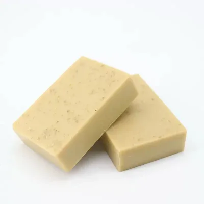 Wholesale Solid Oatmeal Soap Bar Natural Oat Extract Shea Butter Coconut Oil Olive Oil Dry Skin Moisturizing Handmade Cleansing