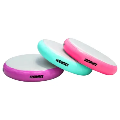 Airspot Round Gymnastics Mat Air Spot Drop Stitch Air Floor Track for Training