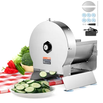 Fruit Slicer Electric Onion Vegetable Potato Slicing Machine Thickness Electric Slicer Manual Food Cutter Adjustable