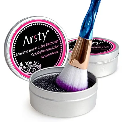 Make up Cleaning Brush Dry Wash Box Sponge Makeup Brush Cleaner Scrubbing Tool Cosmetic Brush Cleaner