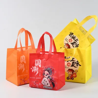 Customized Color Non Woven Bag Reusable Promotional Advertising Shopping Bag