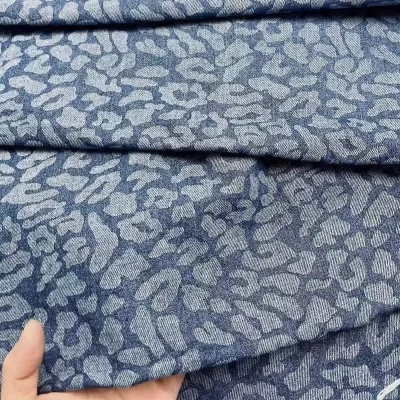 China Factory Stock OE Jeans Fabric for Bag Hot Sale Denim Fabric Jacquard Jean Fabric for Clothing Manufacturer With Wholesale