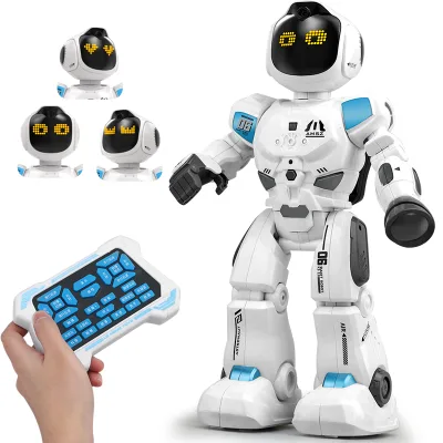Wholesale Educational Touch Sensing Iinteractive Electric Plastic Smart Big Remote Control Robots Toy Programming For Girls Boys