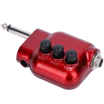 Pickup Power Amplifier High Bass Volume Control Impedance Matching for Acoustic Guitar Ukulele