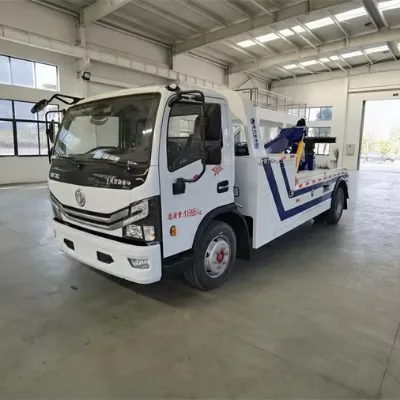 Factory Direct Sales Wrecker Towing Truck Self-loader with 3tons Boom and Wheel-lift Integrated Into One Unit for Quick Pick