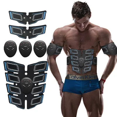 Eight Pack Ems Muscle Trainer Magnetic Ab Home Abdominal Muscle Fitness Wireless Ems Portable Muscle Stimulator