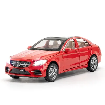 2025-05- XA 1:32 C260L C260 Diecast MODEL 1/32 Alloy Auto Model High Collection Alloy Car Model Toy