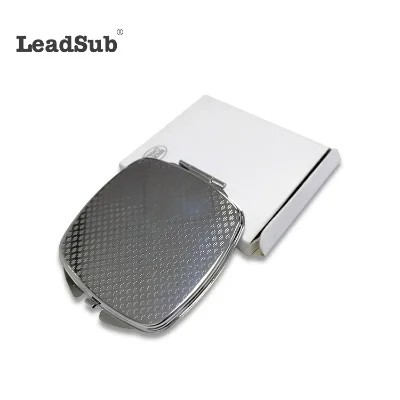 Hot Small Antique Cosmetic Compact Mirror with Sublimation Aluminum Sheet for Promotion From China Manufacturer Leadsub