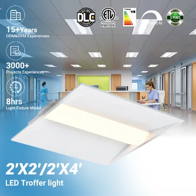 High Quality High Lumen up and Down Lamp 24w 36w 42w 50w Recessed Led Panel Lights