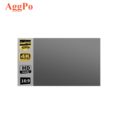 Projector Screen 120 Inch Portable Projection Anti-light Movie Screen for Home Theater, Backyard Movie