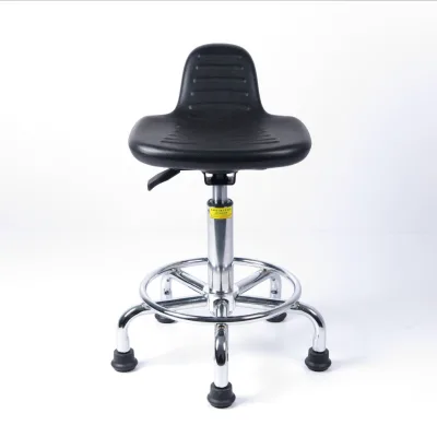 Pu Adjustable Rotating Experimental Chair Backrest Laboratory Chair