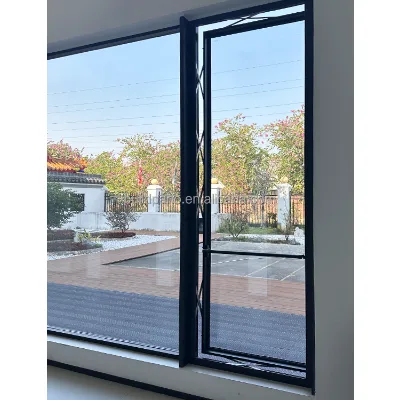 High Quality Customized Double Glazed/Glass Flat Push Horizontal Automatic Parallel Sliding Windows Modern Design Style