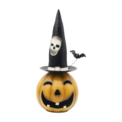 Popular Selling Yellow Pumpkins in Scarecrow Shape Steel Large Garden Ornaments for Halloween & Christmas Home Decorations