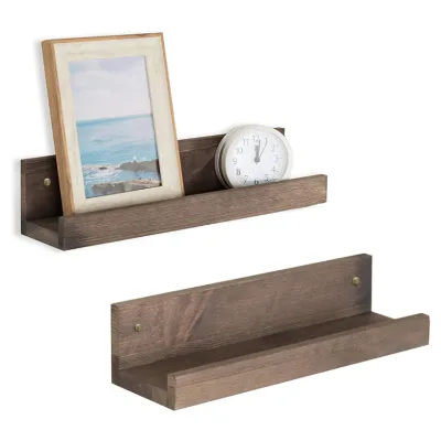 Wood Design Living Room Bedroom Bathroom Kitchen Storage Wall Shelf Shelf Brackets Wall Small Wooden Wall Shelf