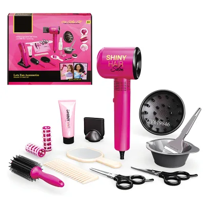 New Popular Hair Styling Set Toy Hair Salon Toy Beauty Fashion Toys for Kids