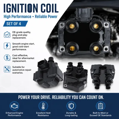 OE-grade quality, plug-and-play replacement Car Ignition coil E8TZ12029A E9TF12029AA F1VU12029A1A F1VU12029A2A for ford