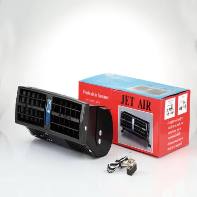 Universal Auto Cooling Air Condition Vent Outlet Jet Air Blower Fan with Toggle Switch