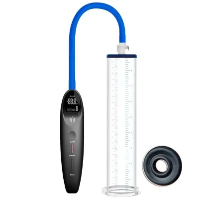 Automatic Electric Vacuum Pump for Men Smart LCD Display Male Air Suction Trainer with Handheld Controller
