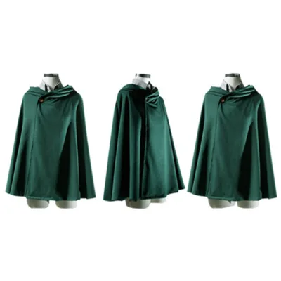 Hot Sale 3D Japanese Anime Clothes Hooded Cape Cloak T-shirt Comic Costume Attack on Titan Cloth Attack on Titan Cosplay