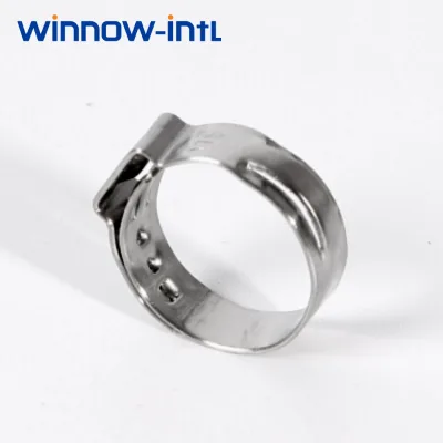 Custom Size One Ear Clamp for Industrial Hose Assembly