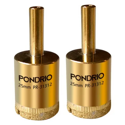 Diamond Core Drill Bit with Hex Shank Efficient Drill Hole Opener Featuring Vacuum Brazing Technique