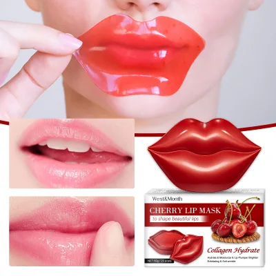 Wholesale Professional Crystal Lip Patch Moisture Essence Care Night Sleep Anti-Wrinkles Collagen Lip Mask Chinese Plaster