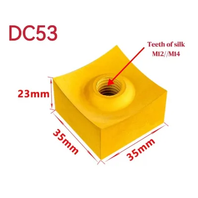 DC53 Alloy Shredder Blade, 35x35x23mm, M12/M14 Thread, Durable Wear Part for Industrial Waste Shredding Machines