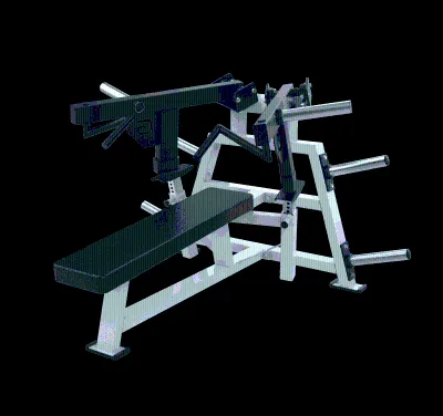 Adjustable Indoor Fitness Gym Equipment Multifunctional Steel Plate Loaded Bodybuilding Bench Chest Press Back Legs Power