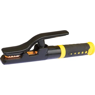 Premium Heavy Duty Copper Jaw Electrode Holder PONDRIO 800A Welding Clamp Insulated Handle for Arc Welding 0.8mm Max Cable