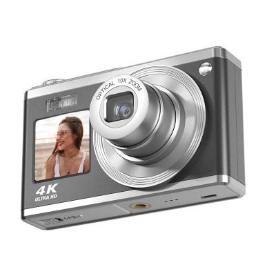 High 10X Optical Zoom Dual View Screen Compact Digital Camera Factory-CMOS Camera 4K SPRITE GROUP Forward Len Dual View Screen