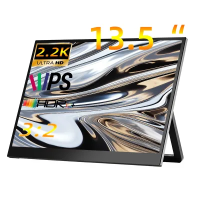 New 13.5-inch IPS FHD 100% SRGB Color Gamut 60Hz LED Screen Portable Computer Monitor with Type-C for Office Use