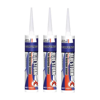 High Viscosity Neutral Silicone Sealant Anti-Aging Fire Retardant Adhesive Cartridge for Woodworking